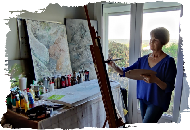 Artiste Marie Marty Grangis Artiste peintre contemporaine Art Therapeute Provence